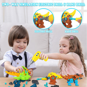 Elitoky drill and storage box keep tools organized for easy cleanup after play.
