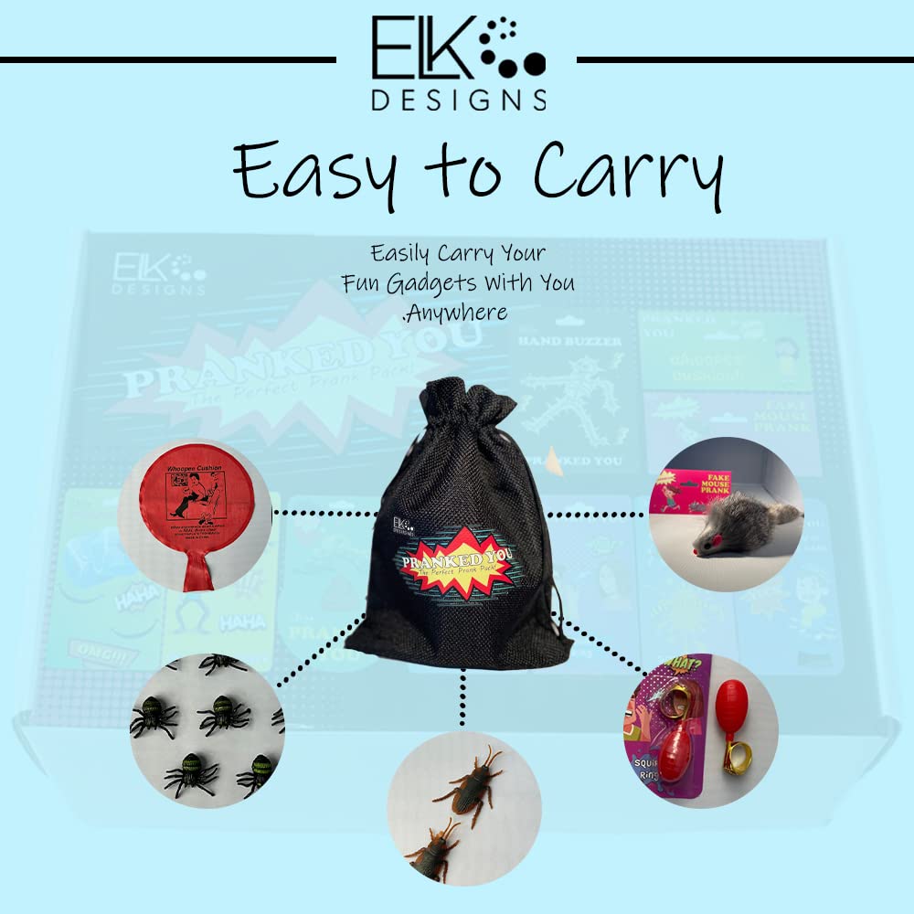 ELK DESIGNS Prank Kit for Halloween decor and props