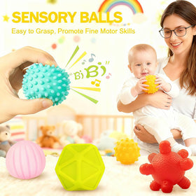 ELLECK baby rattle-teether toy providing auditory stimulation