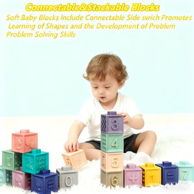 ELLECK baby teether silicone toy for soothing gums