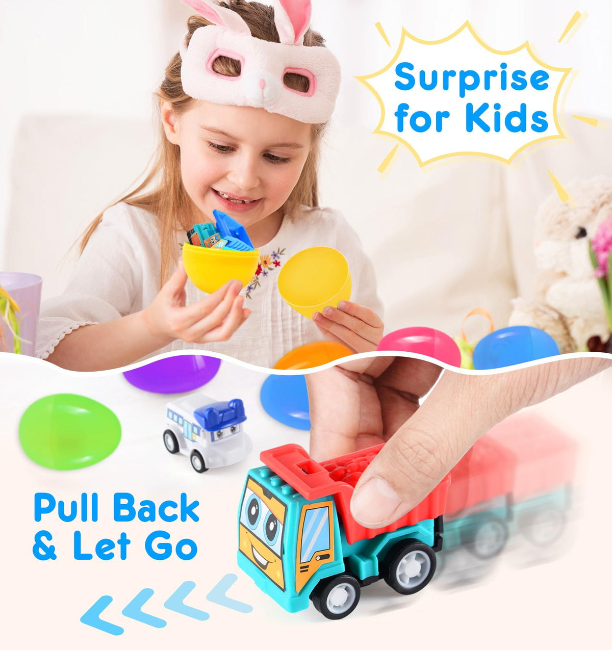 Ellinjan mini cars in eggs offer diverse designs for sharing.