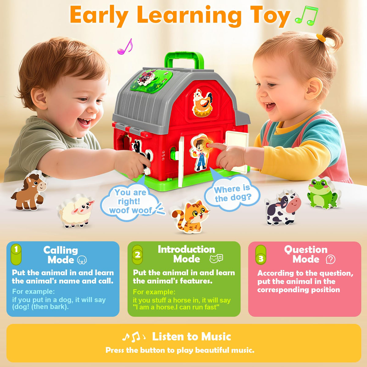 Ellinjan duck block to boost shape recognition during play