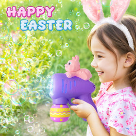 Ellinjan Easter bubble solution refill keeps outdoor play bubbling.