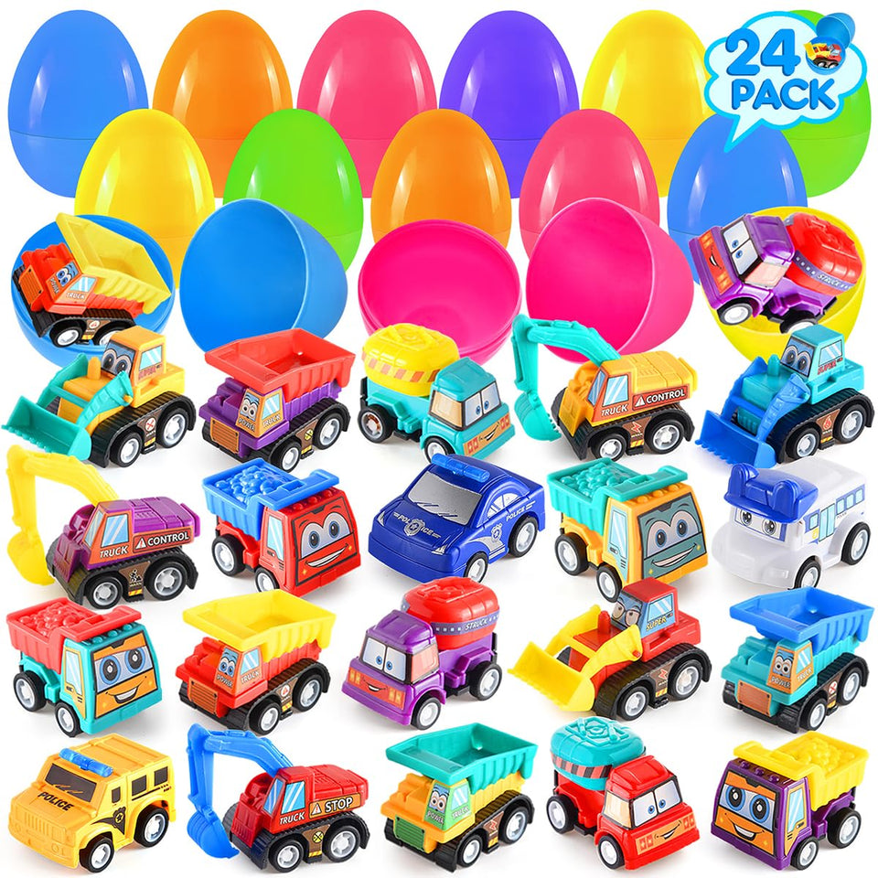 Ellinjan Easter egg with pull-back car for engaging egg hunts.