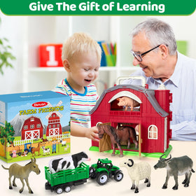 Ellinjan farmer figure with shovel enhances interactive farming setups.