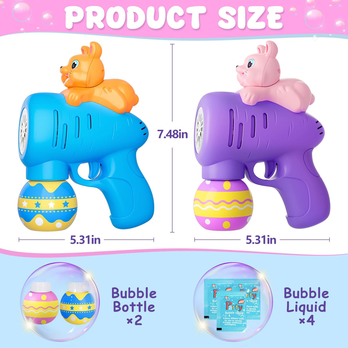 Ellinjan kid-friendly bubble blower with sturdy grip for easy use.