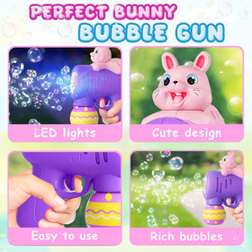 Ellinjan two-pack bubble guns ready for family bubble time.