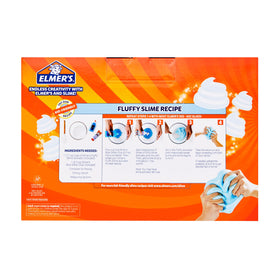 Elmer’s All-Star Slime Kit teal metallic glue bottle for shimmering slime projects at home.