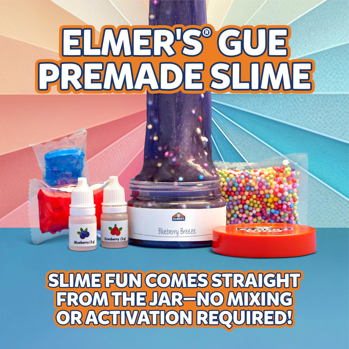 Elmer's Color Wheel Slime Kit mix-ins: texture-enhancing options for unique finishes