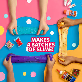 Elmer's Fruity Fusion slime kit mixing bowl and spoon for easy prep.