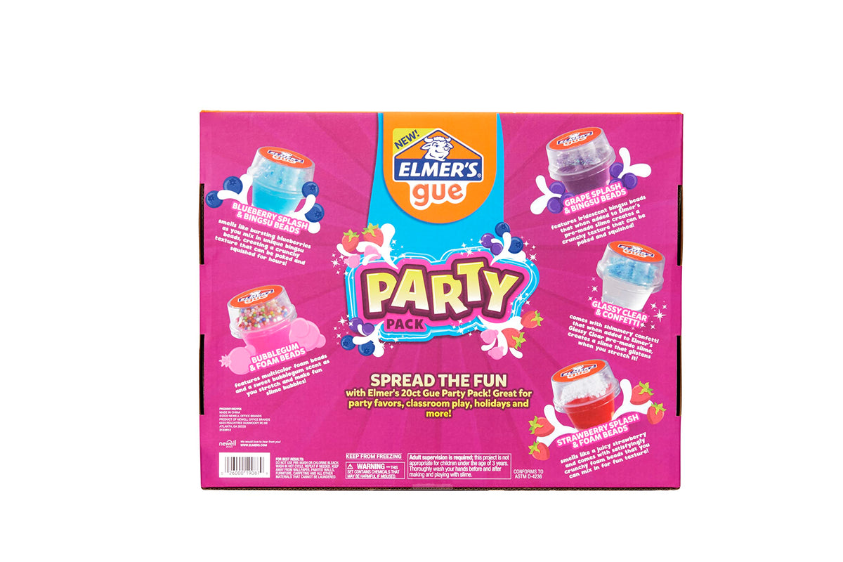 Elmer's Gue slime cleanup is easy and quick after play.