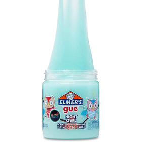 Elmers Gue premade slime pack showing four distinct textures.