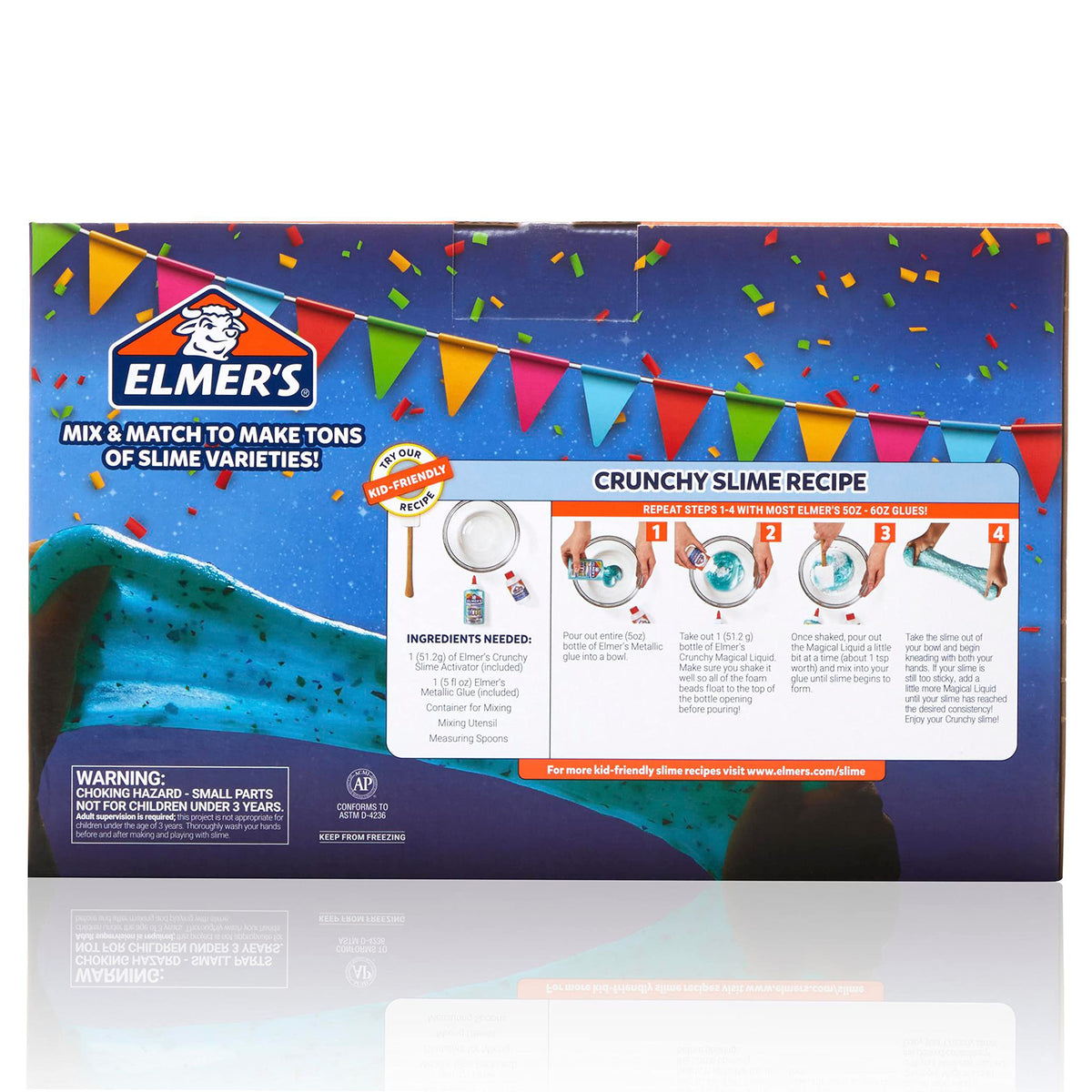 Kids enjoy a hands-on crafting session with Elmer's slime kit