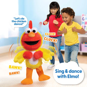 Sesame Street Elmo plush uses recycled fill for cozy snuggles