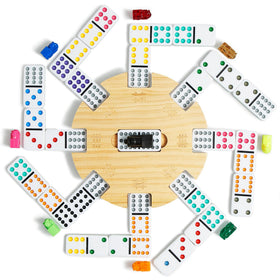 ELONGDI double-12 dominoes deliver smooth pips and durable surfaces.