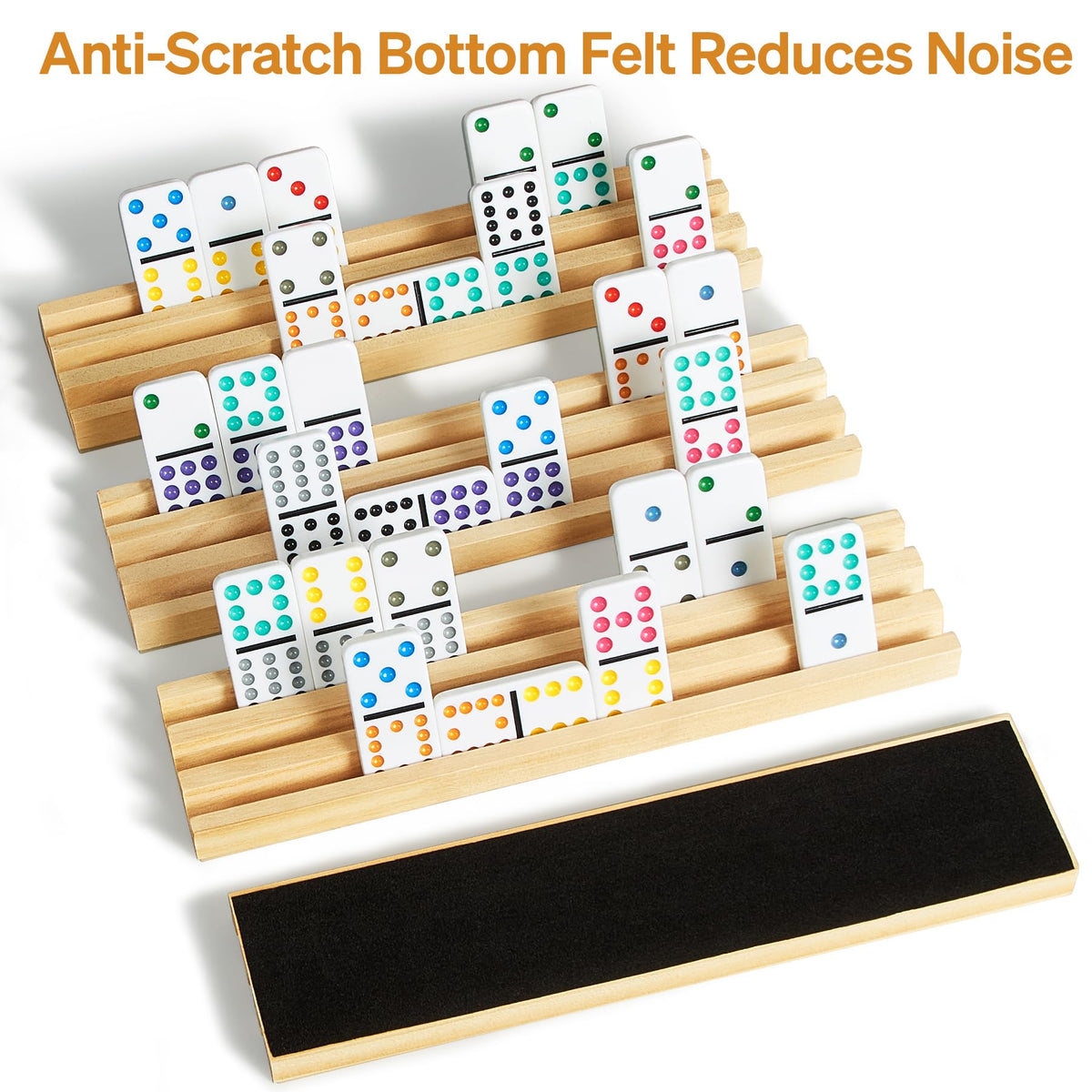 ELONGDI scorebook helps track points during Mexican Train rounds.