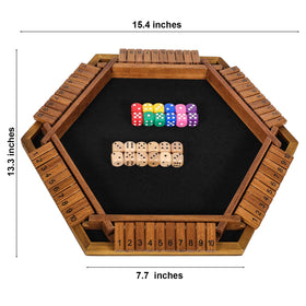 ELONGDI Portable wooden set for travel and on-the-go play.