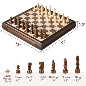ELONGDI premium wood construction with a refined finish.