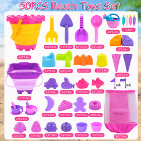 Elovien mesh bag keeps toys organized and dries quickly after seaside adventures.