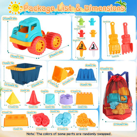Elovien durable ABS material keeps beach toys safe.