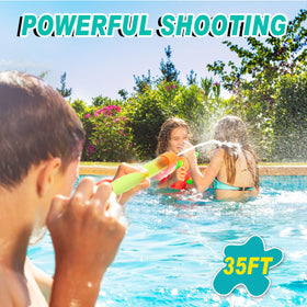 Elovien durable ABS water pistol built for repeated use.