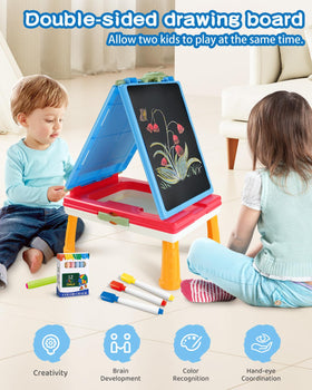 Elovien blue easel makes a thoughtful gift for kids aged 3–7.