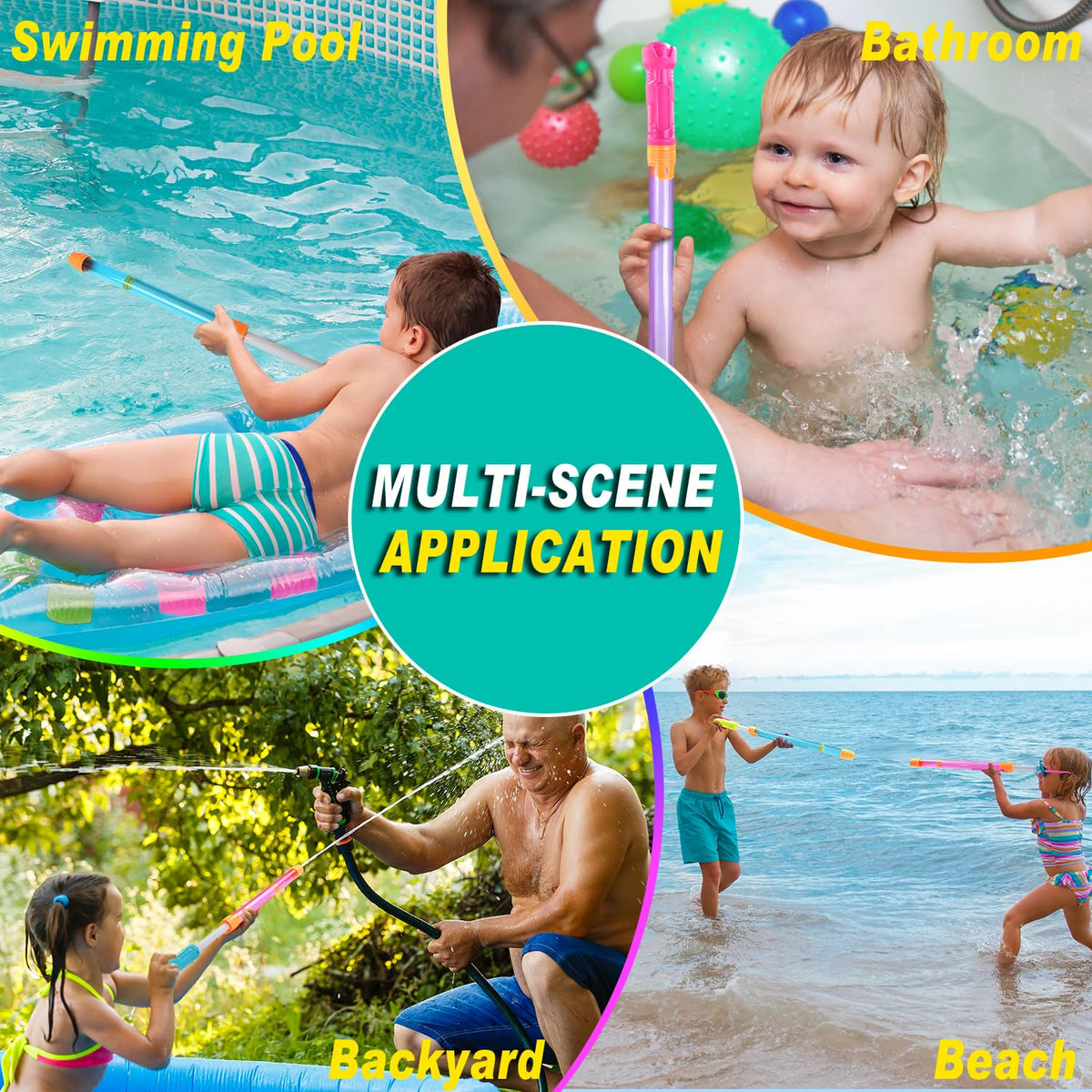 Elovien pool and beach water toy set for summer fun.