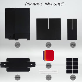 ELSINPAPOX dividers in eight colors expedite sorting