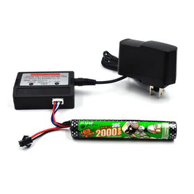 Elxjarpower kit includes two batteries and a balance charger for easy setup.