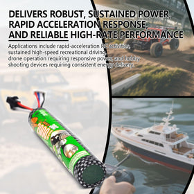 Elxjarpower XH-4P balance connector ensures proper cell balancing.