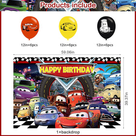 ELZEM 18-pc latex balloons ideal for festive decorations