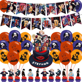 ELZEM Jujutsu Manga Kaisen banner adds color to an anime-themed party