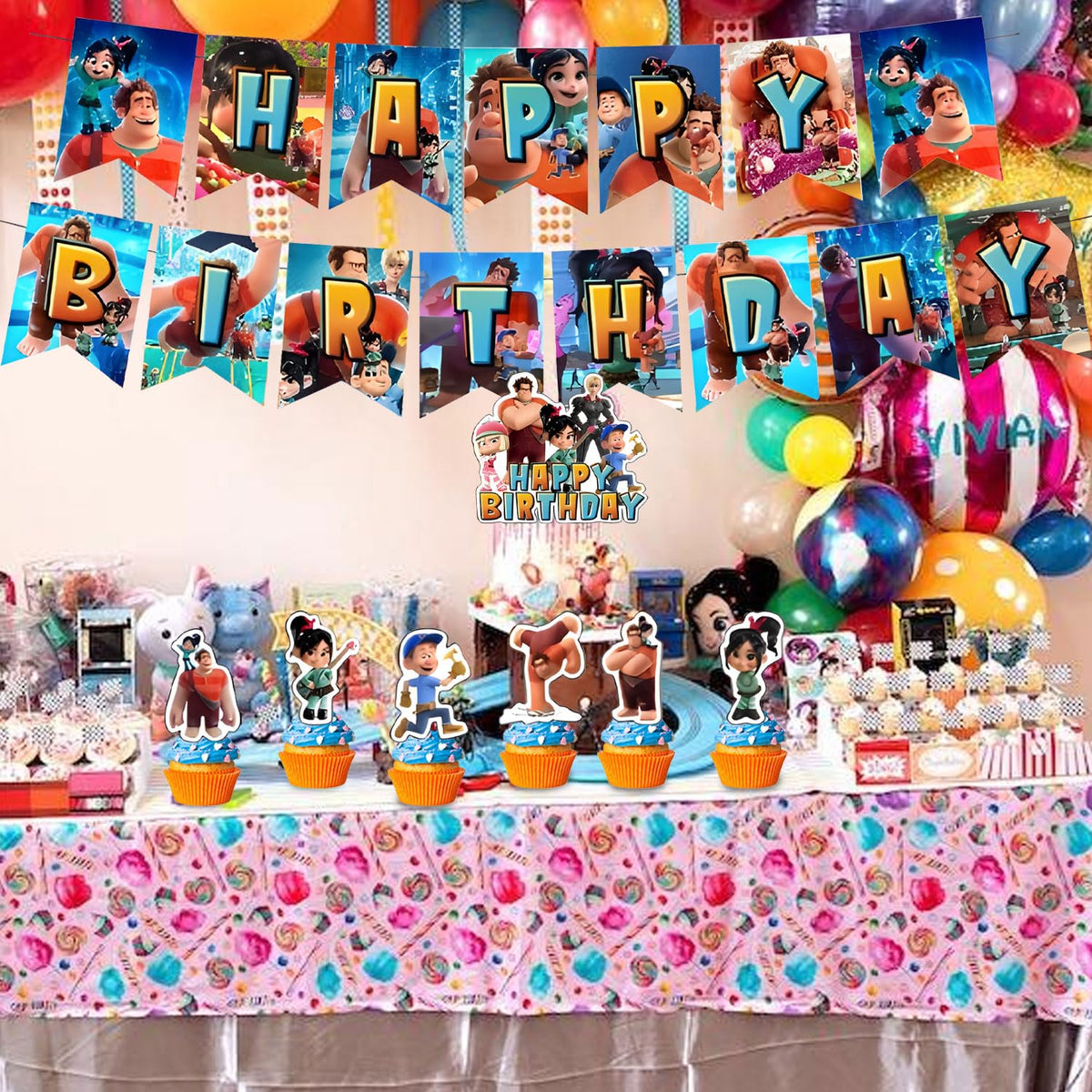 ELZEM Wreck It Ralph complete party collection for quick party setup