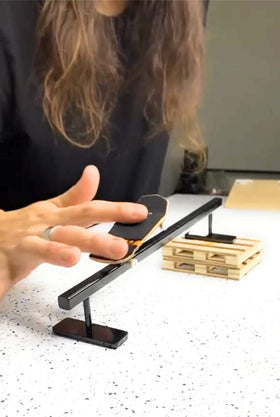 EMA Ramps flat rail and grind box combo for beginner to advanced fingerboarders