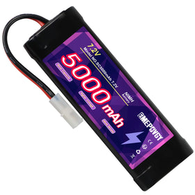 EMEPOVGY 7.2V 5000mAh top view battery for extended RC racing runtime