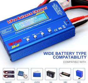 EMEPOVGY B6 with versatile connectors enables charging diverse battery packs.
