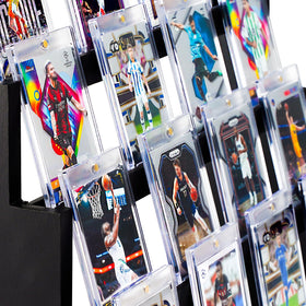 Emfogo Card Display Stand demonstrates a sturdy base for steady card presentation.