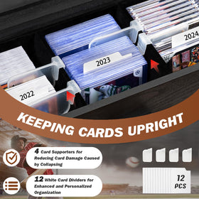 Emfogo case with supports and dividers for flexible layouts