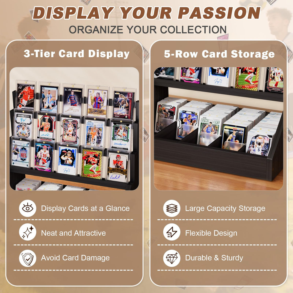 Emfogo display compatible with PSA CSG BGS cards for versatile use.
