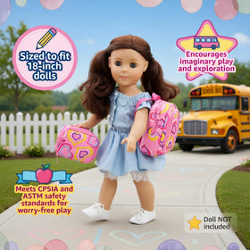 Emily Rose 18-inch doll spiral notebook for writing stories.