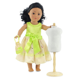 Emily Rose cotton-fill dress form provides firm yet soft structure for easy pinning.