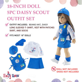 Emily Rose Daisy Beanie Trefoil completes the Scout look with cozy, seasonal headwear.