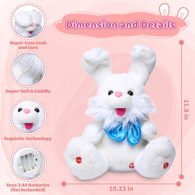 Emoin bunny with songs mode offering 15 cheerful tunes