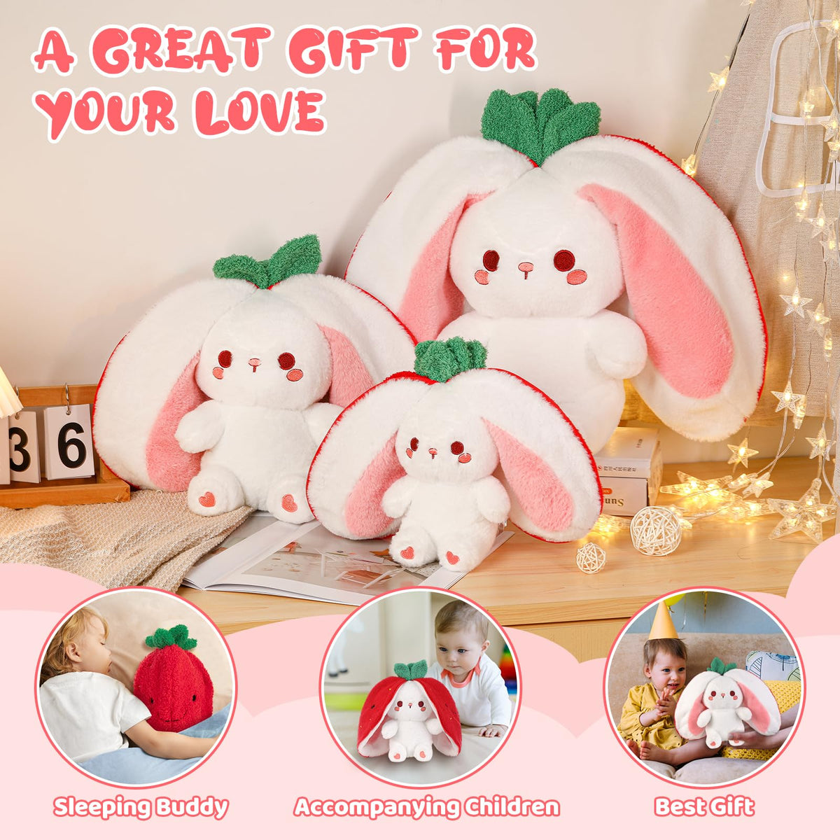 Emoin Easter reversible bunny gift-ready packaging image conveying ready-to-gift appeal