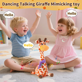 Emoin giraffe toy adjustable volume for nap or play sessions