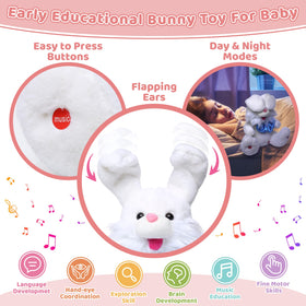 Emoin peek-a-boo ears movement demonstrates interactive play feature