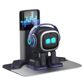EMOPET AI Desk Robot Companion front view showcases an engaging desk buddy for focused work