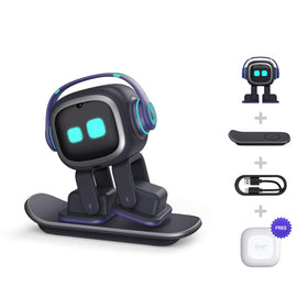 EMOPET AI Desk Robot EMO in party mode for a desk-side dance