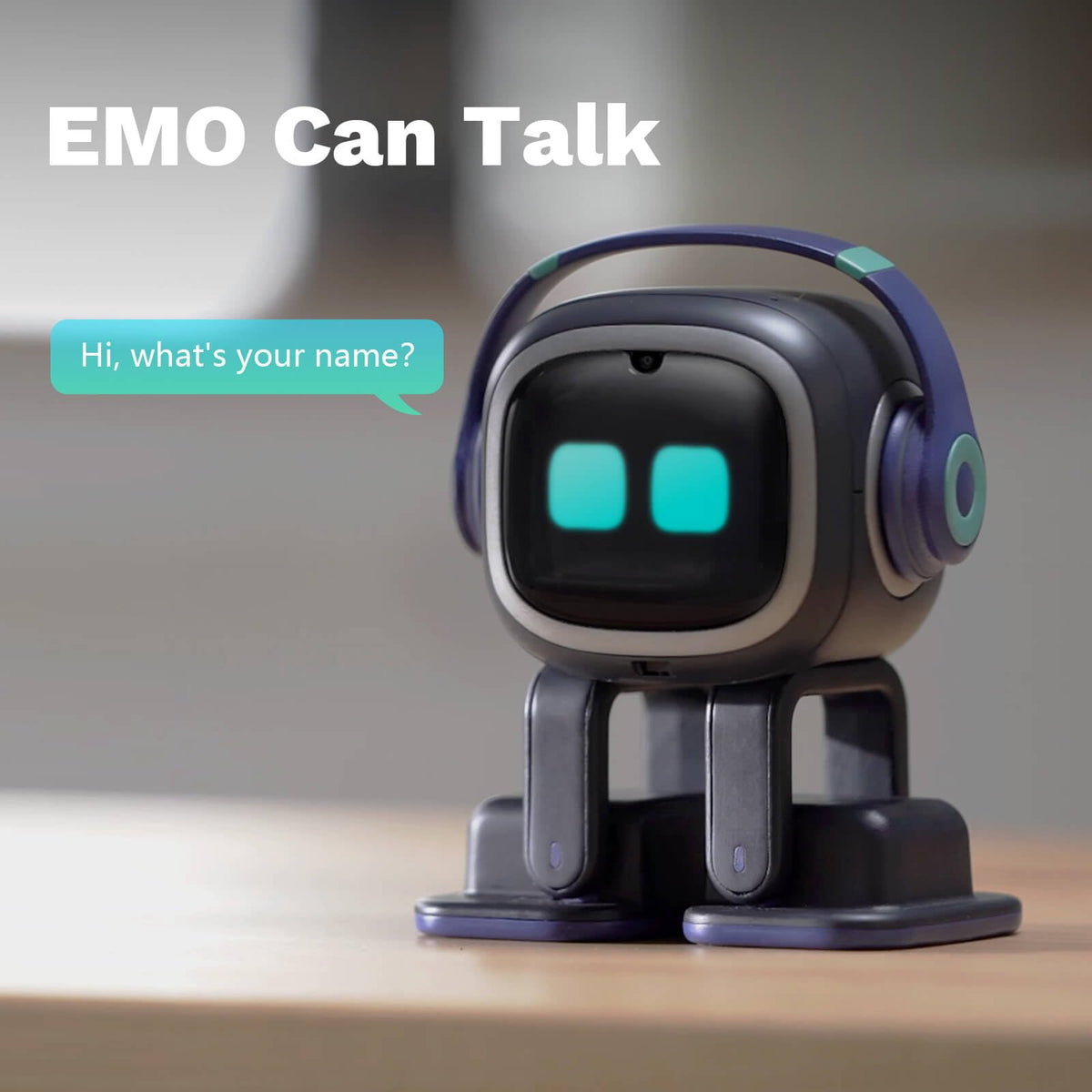 EMOPET AI Desk Robot EMO voice command setup for hands-free control