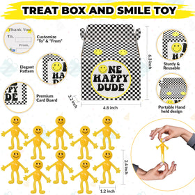 Empire Party Supply bubble wand with cheerful smiley theme for fun